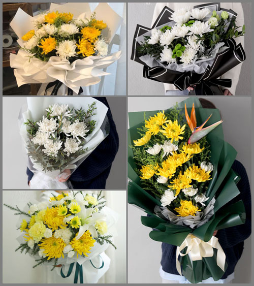 山东青岛平度市东阁街道北陶家村白事花束代送